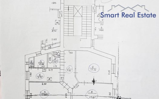3 istabu dzīvoklis centrā. Hanzas iela 4.